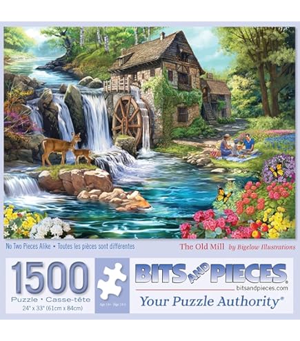 Amazon.com: Bits and Pieces – 1500 Piece Jigsaw Puzzle for Adults